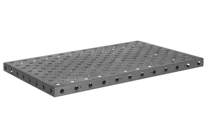 Mesa de soldadura Mesa de patas Placa de rejilla perforada ø 28 mm