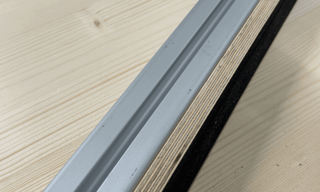 Set Auflageschienen mit Antirutschbelag 120cm mit leichten Kratzern