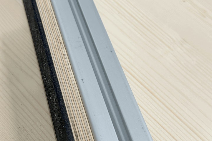 Auflageschiene 80cm mit Klemmbolzen Ø 20 mm B - Ware