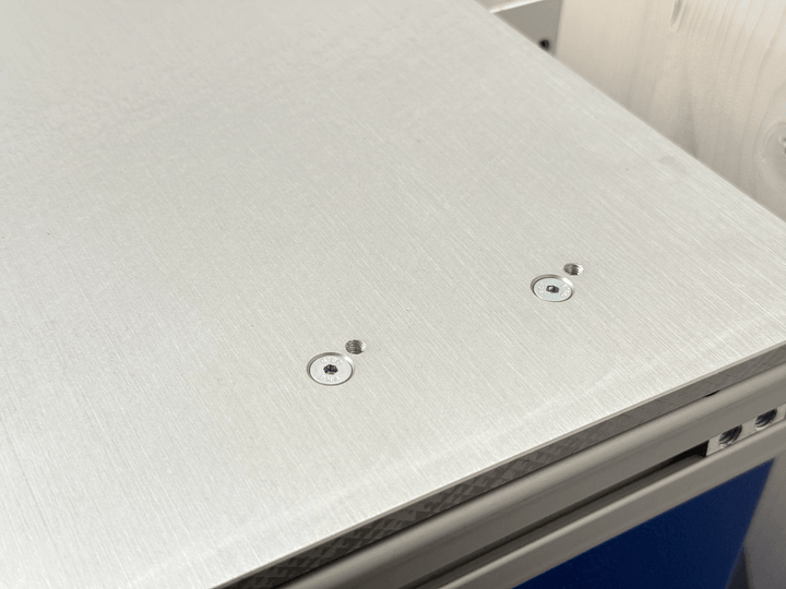 RUWI Frästisch Basic mit Prototyp Deckelplatte