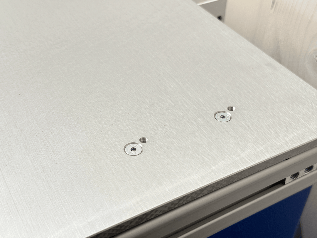 RUWI Frästisch Basic mit Prototyp Deckelplatte