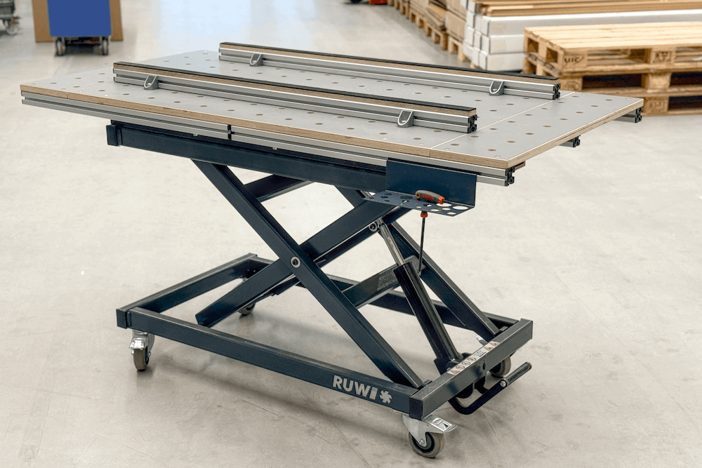 RUWI Hubtisch Classic inkl. 2 Auflageschienen - Gebraucht
