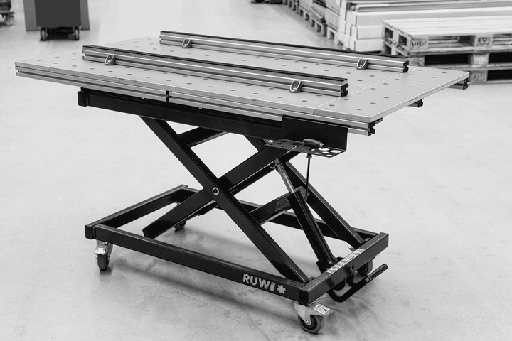 RUWI Hubtisch Classic inkl. 2 Auflageschienen - Gebraucht