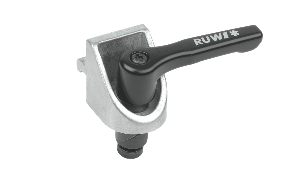 Equerre de serrage avec boulon de serrage et levier de serrage - RUWI I Outils pour les professionnels du bois