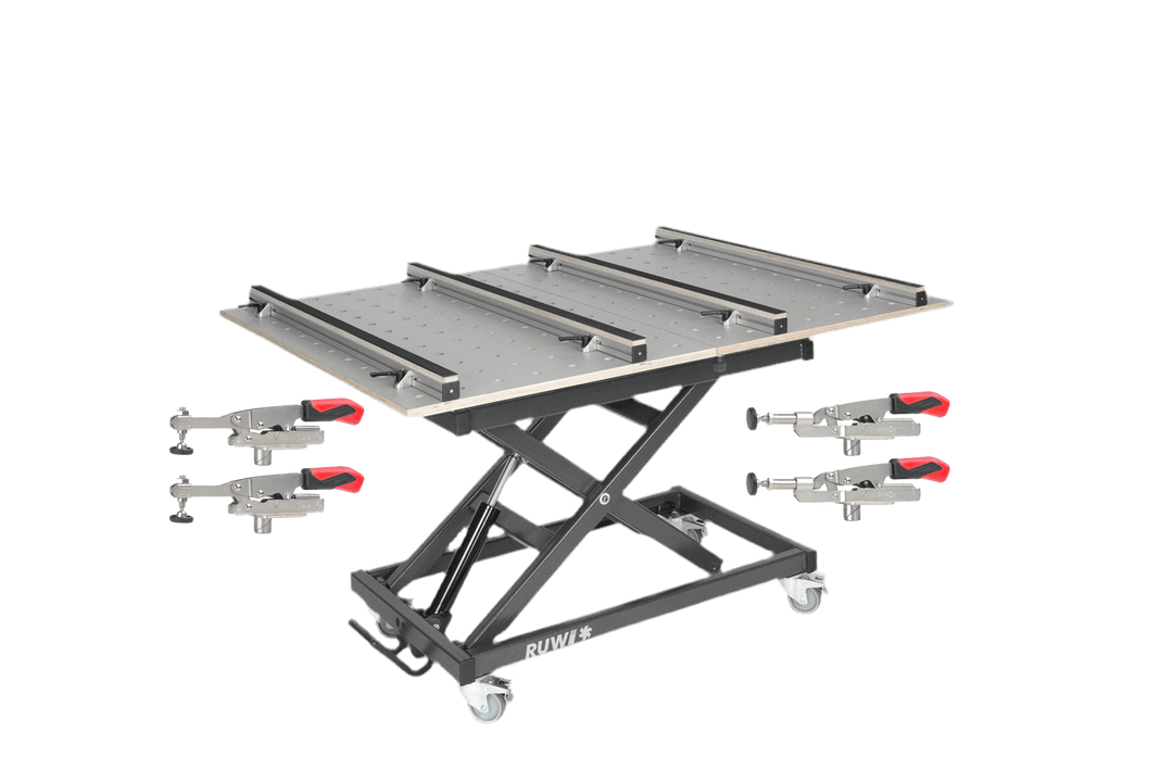 RUWI Table élévatrice Premium Kit de serrage - RUWI I Outils pour les professionnels du bois
