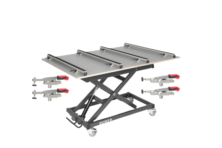 RUWI Table élévatrice Premium Kit de serrage - RUWI I Outils pour les professionnels du bois