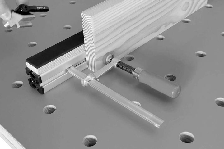 Jeu de rails de support avec revêtement antidérapant 120 cm avec légères rayures