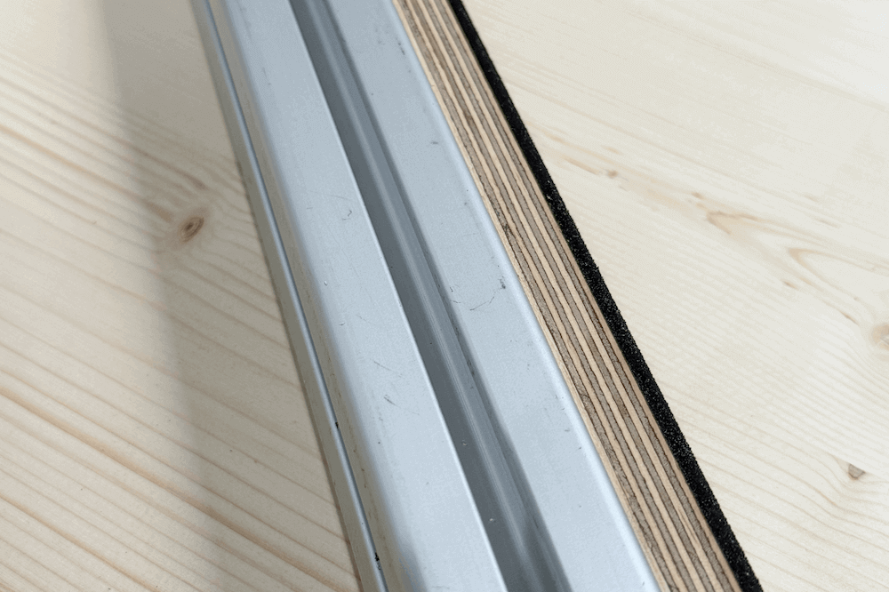 Auflageschiene 80cm mit Klemmbolzen Ø 20 mm B - Ware