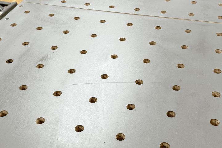 RUWI Classic heftafel met gebruikte accessoires