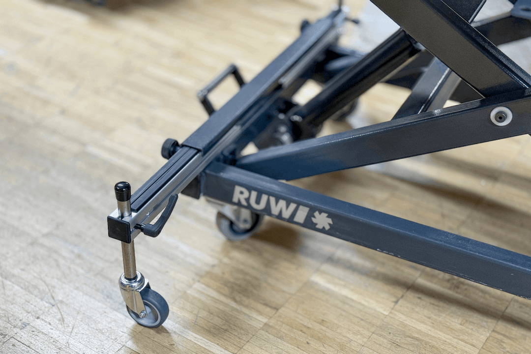 RUWI Classic heftafel met gebruikte accessoires