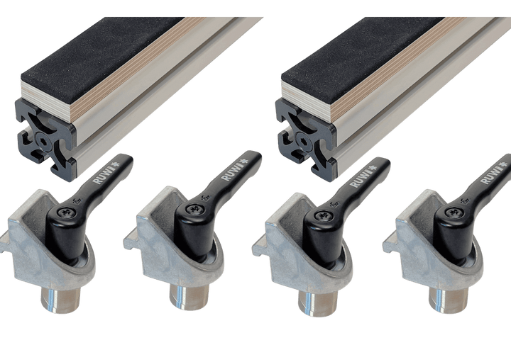 Set draagrails met antisliplaag - RUWI I Gereedschap voor houtprofessionals