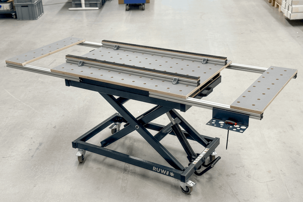 RUWI Hubtisch Classic inkl. 2 Auflageschienen - Gebraucht