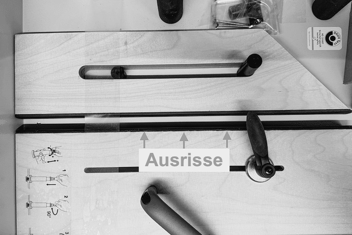 RUWI Sicherheitssystem Formatkreissäge Premium für Felder X-Roll Maschinen