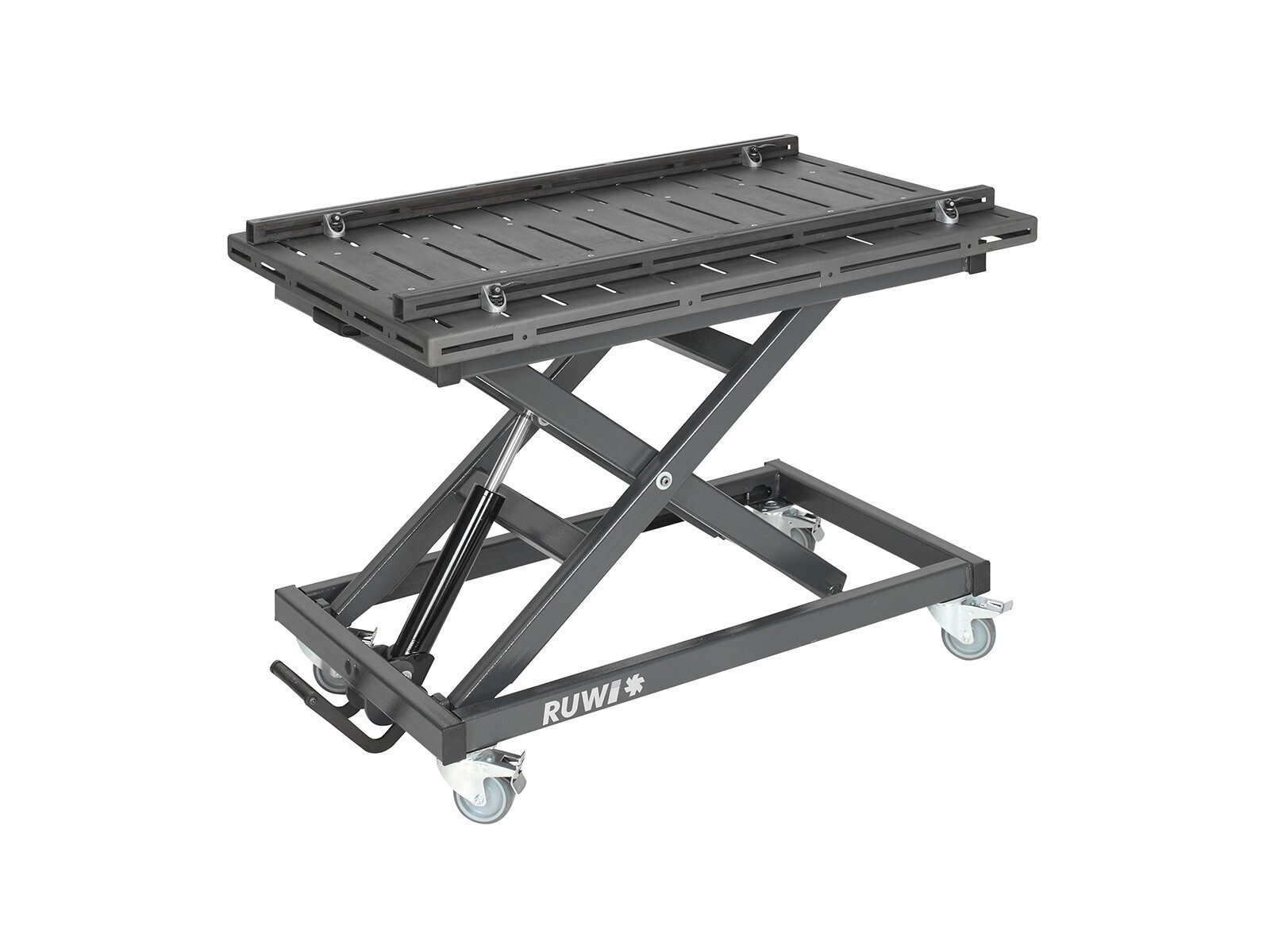 RUWI welding table groove - lifting table set with stop rails 1200 x 800 mm
